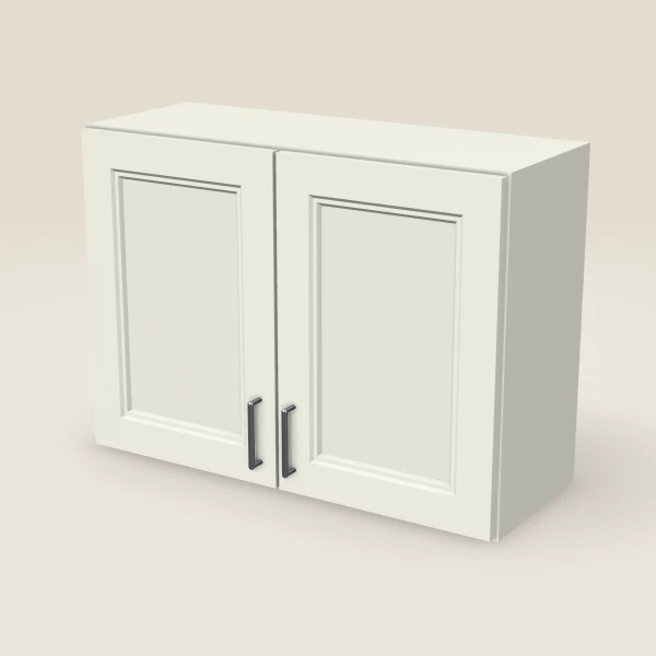 33" Double Door Wall Cabinet — 24" High, 3D picture
