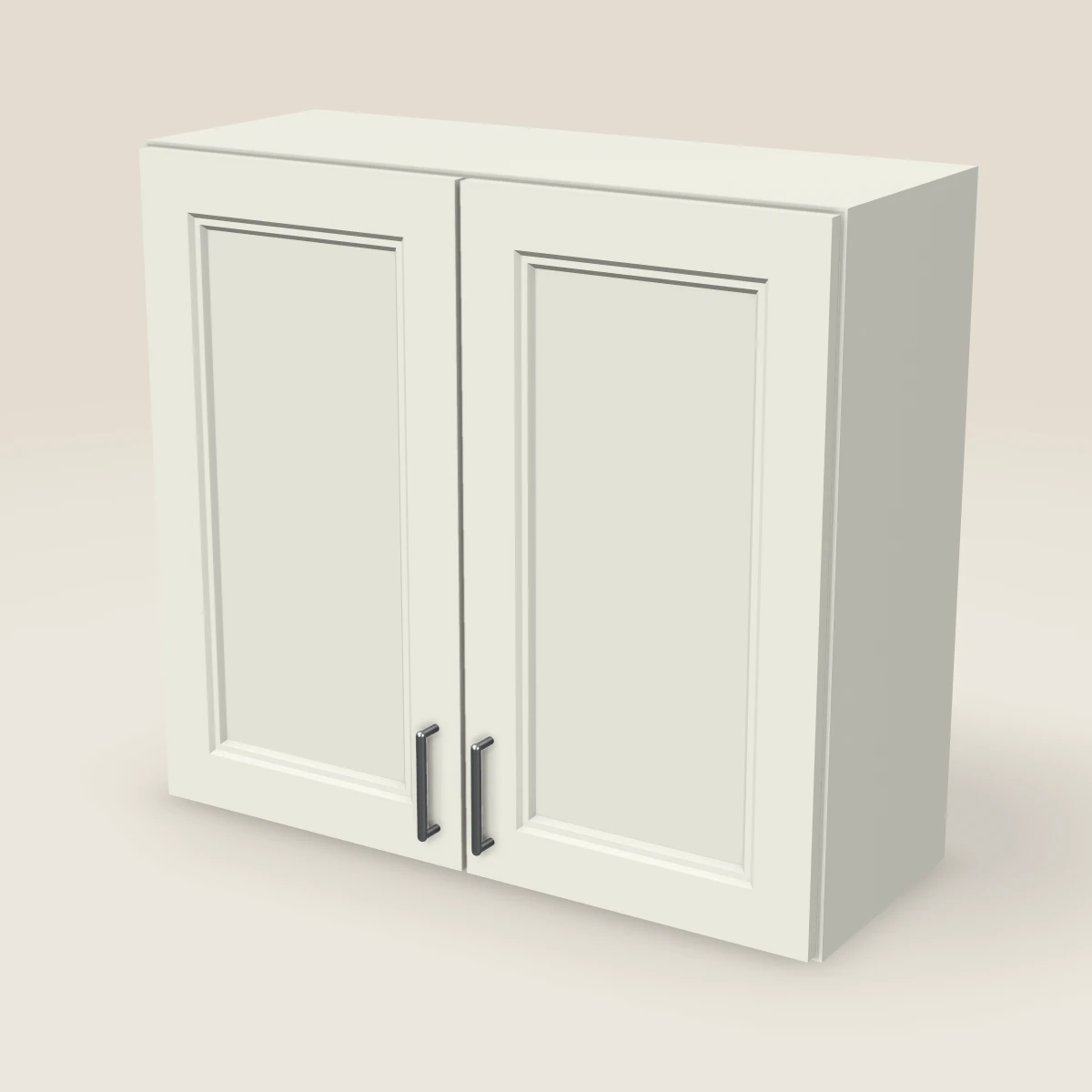 33" Double Door Wall Cabinet — 30" High, 3D picture