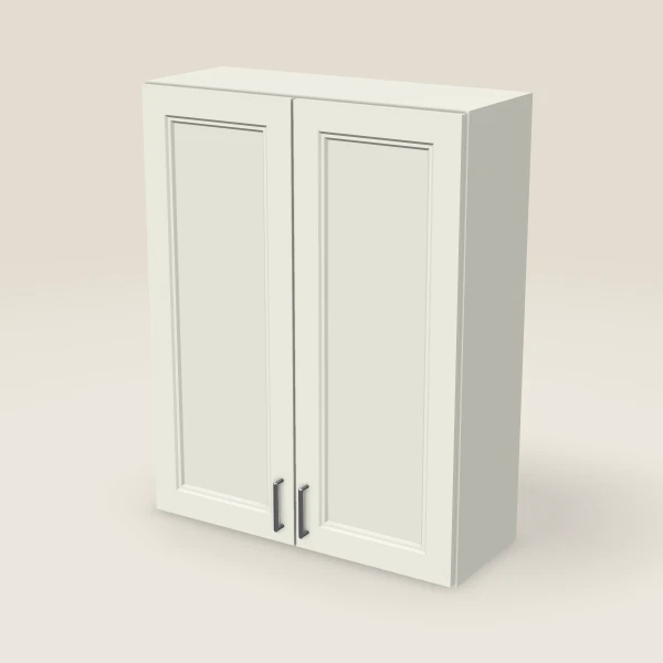 33" Double Door Wall Cabinet — 42" High, 3D picture