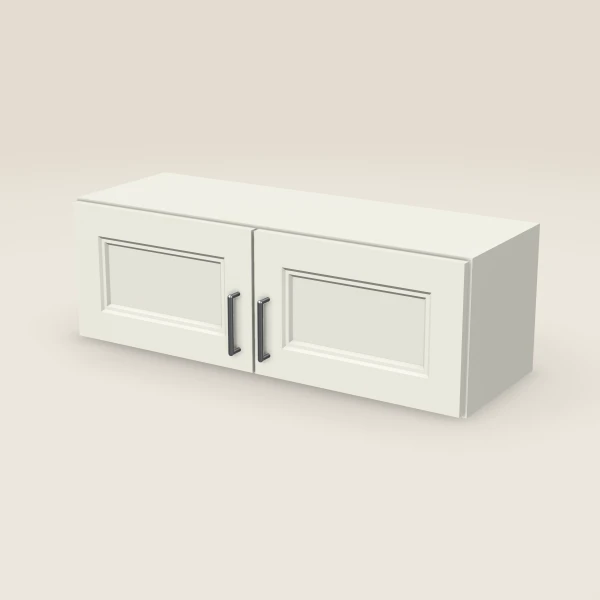 36" Double Door Wall Cabinet — 12" High, 3D picture