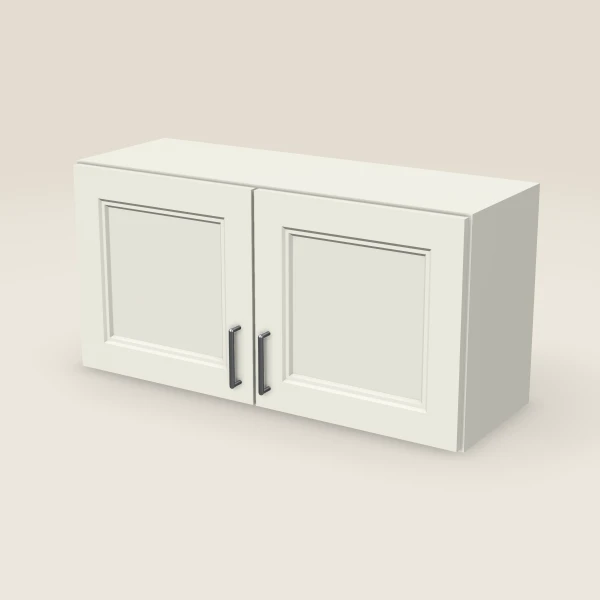 36" Double Door Wall Cabinet — 18" High, 3D picture