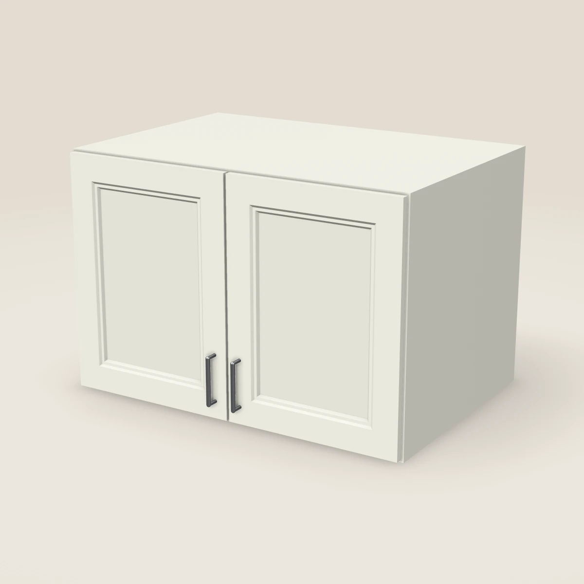 Gabinete de pared de dos puertas de 36" — 24" de alto, imagen en 3D