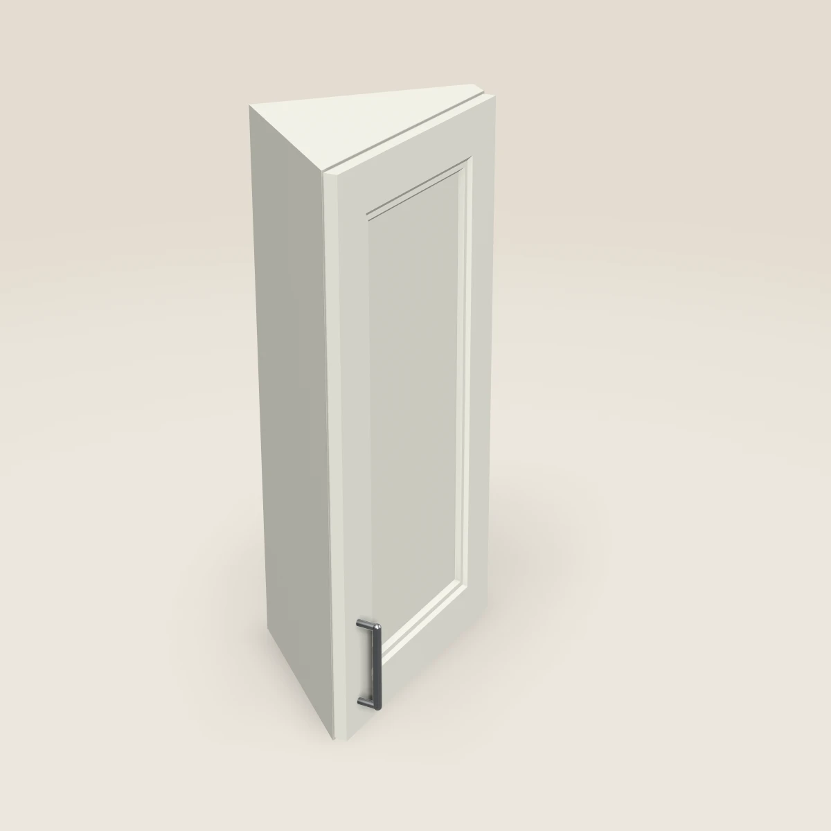 Esquinero en ángulo de pared de 12" — 30" de alto, imagen en 3D
