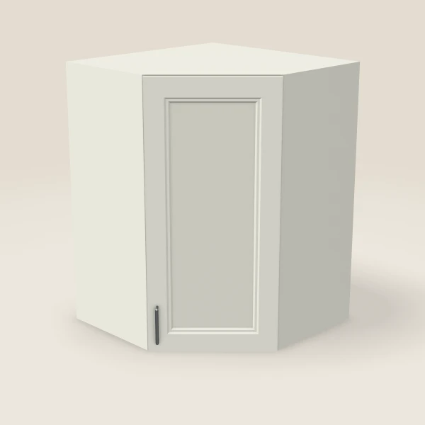 27" Wall Diagonal Corner Cabinet — 36" High, 3D picture