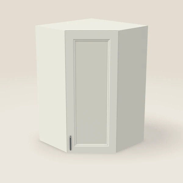 27" Wall Diagonal Corner Cabinet — 42" High, 3D picture