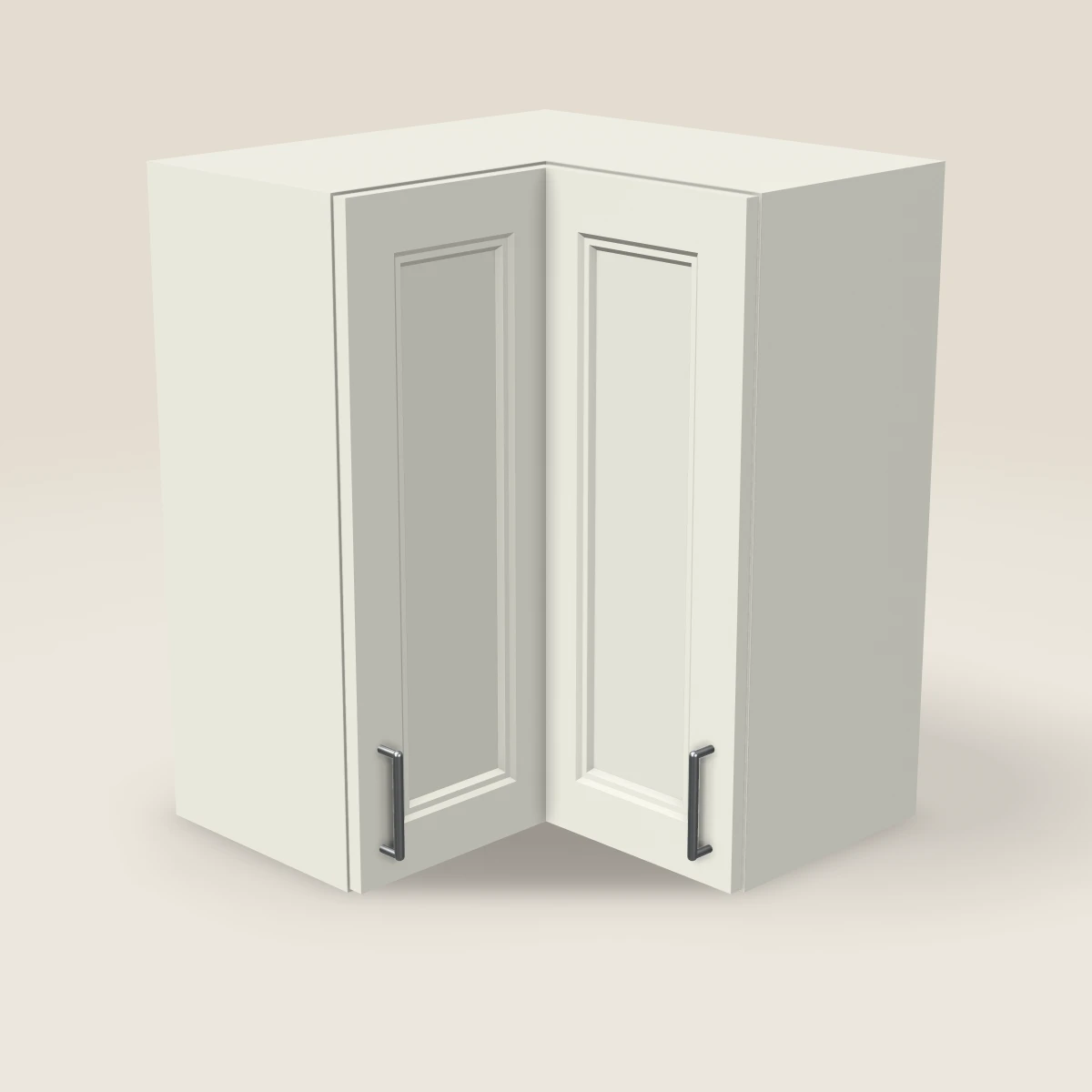 24" Wall Lazy Susan Cabinet — 30" High, 3D picture