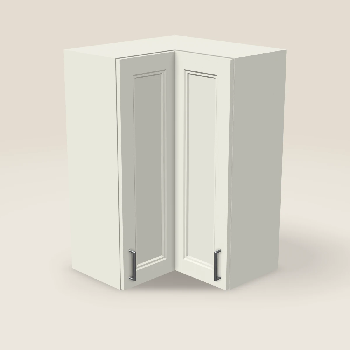 24" Wall Lazy Susan Cabinet — 36" High, 3D picture