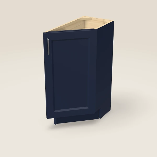 12" Base Angle Corner Cabinet, 3D picture
