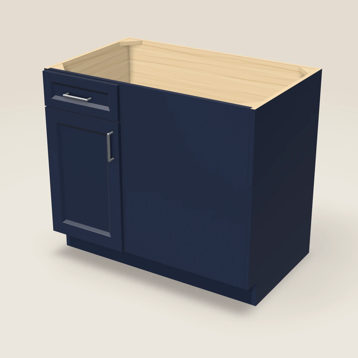39" Base Blind Corner Cabinet, 3D picture