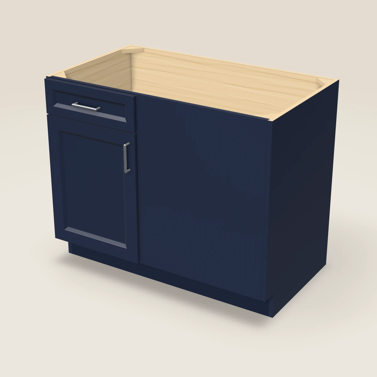 42" Base Blind Corner Cabinet, 3D picture