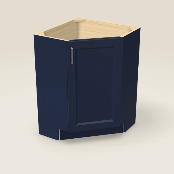24" Base End Corner Cabinet, 3D picture