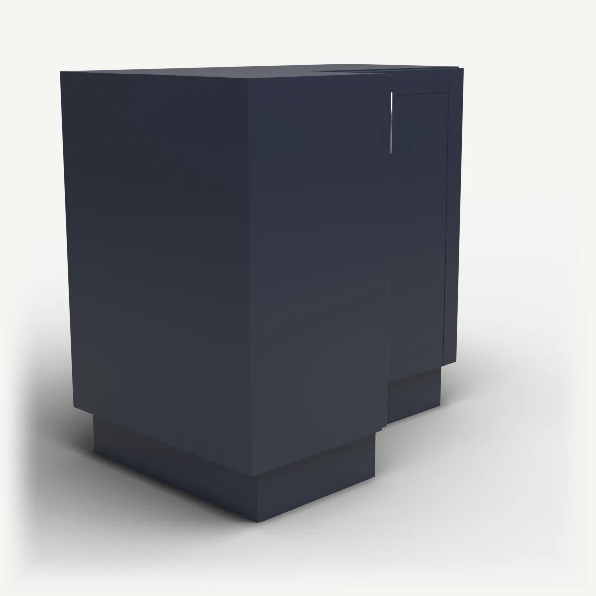 36" Base Corner Lazy Susan Cabinet, 3D picture