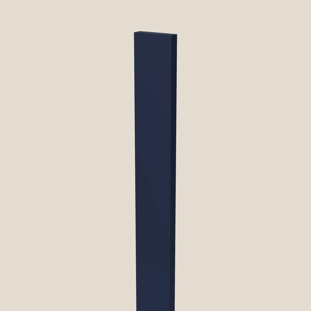 3" × 96" Fluted Tall Filler, 3D picture