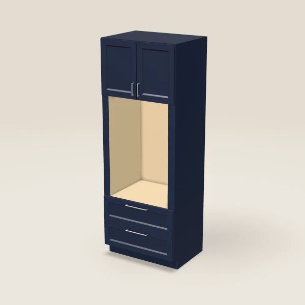 33" Wall Oven Pantry — 90" High, 3D picture