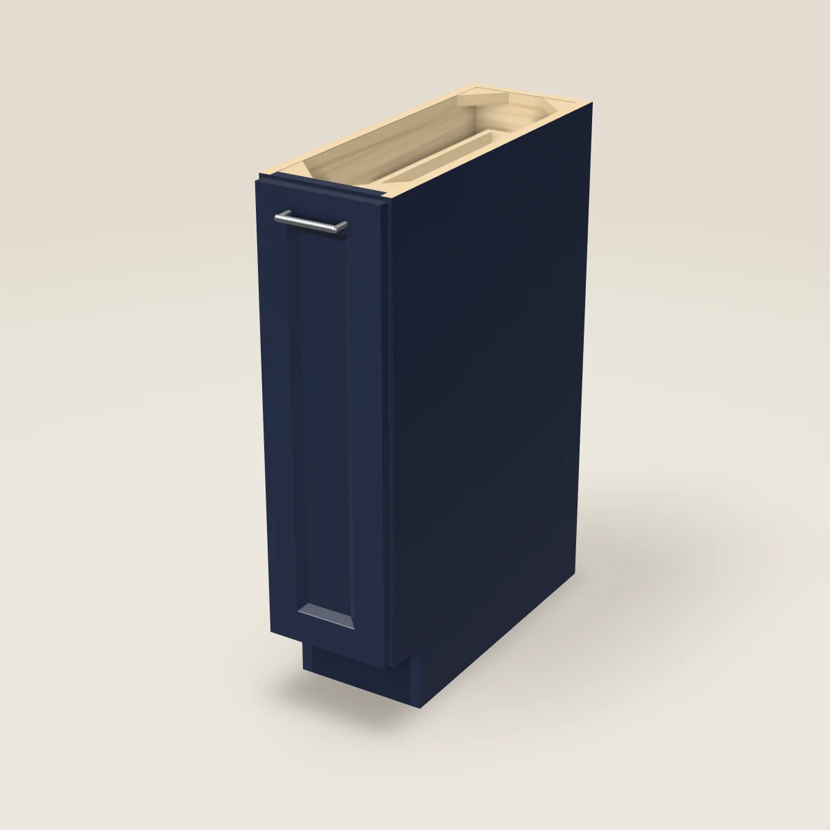 9" Base Spice Pull-Out Cabinet, 3D picture