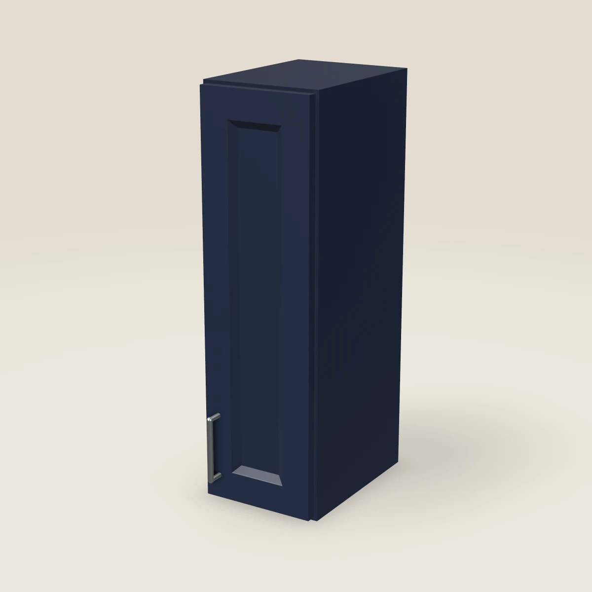 9" Single Door Wall Cabinet — 30" High, 3D picture