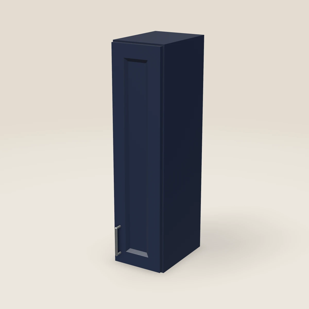 9" Single Door Wall Cabinet — 36" High, 3D picture