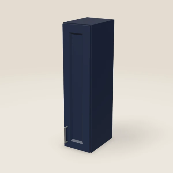 9" Single Door Wall Cabinet — 36" High, 3D picture