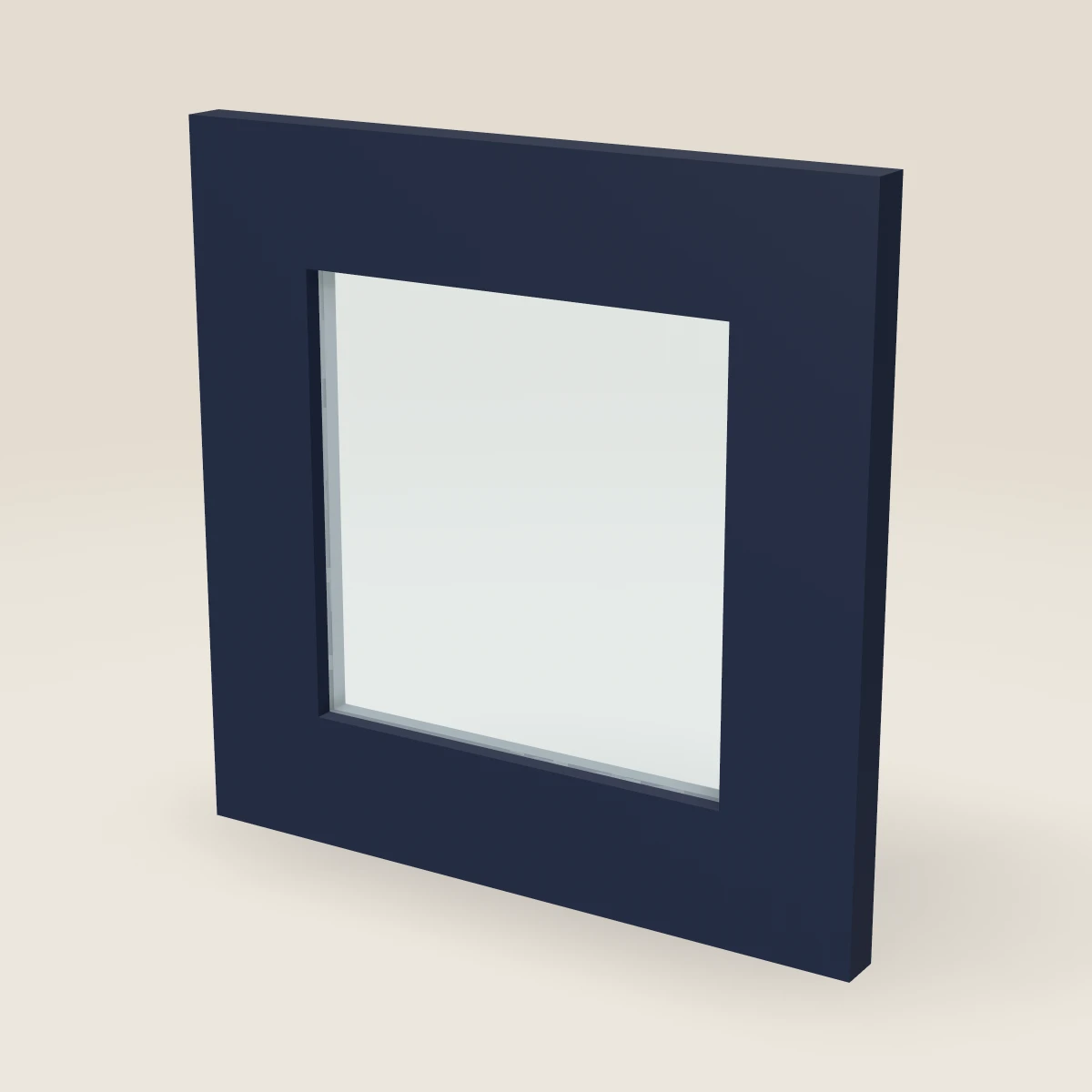 12" Wall Cabinet Glass Door — 12" High, 3D picture