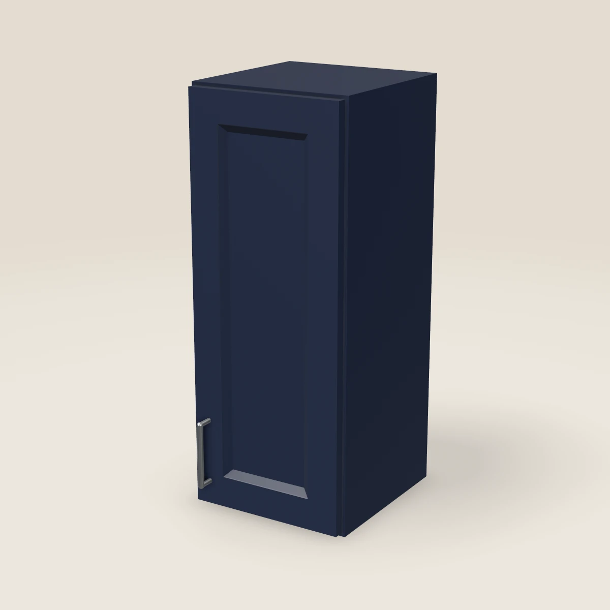 12" Single Door Wall Cabinet — 30" High, 3D picture