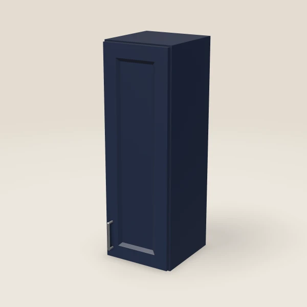 12" Single Door Wall Cabinet — 36" High, 3D picture
