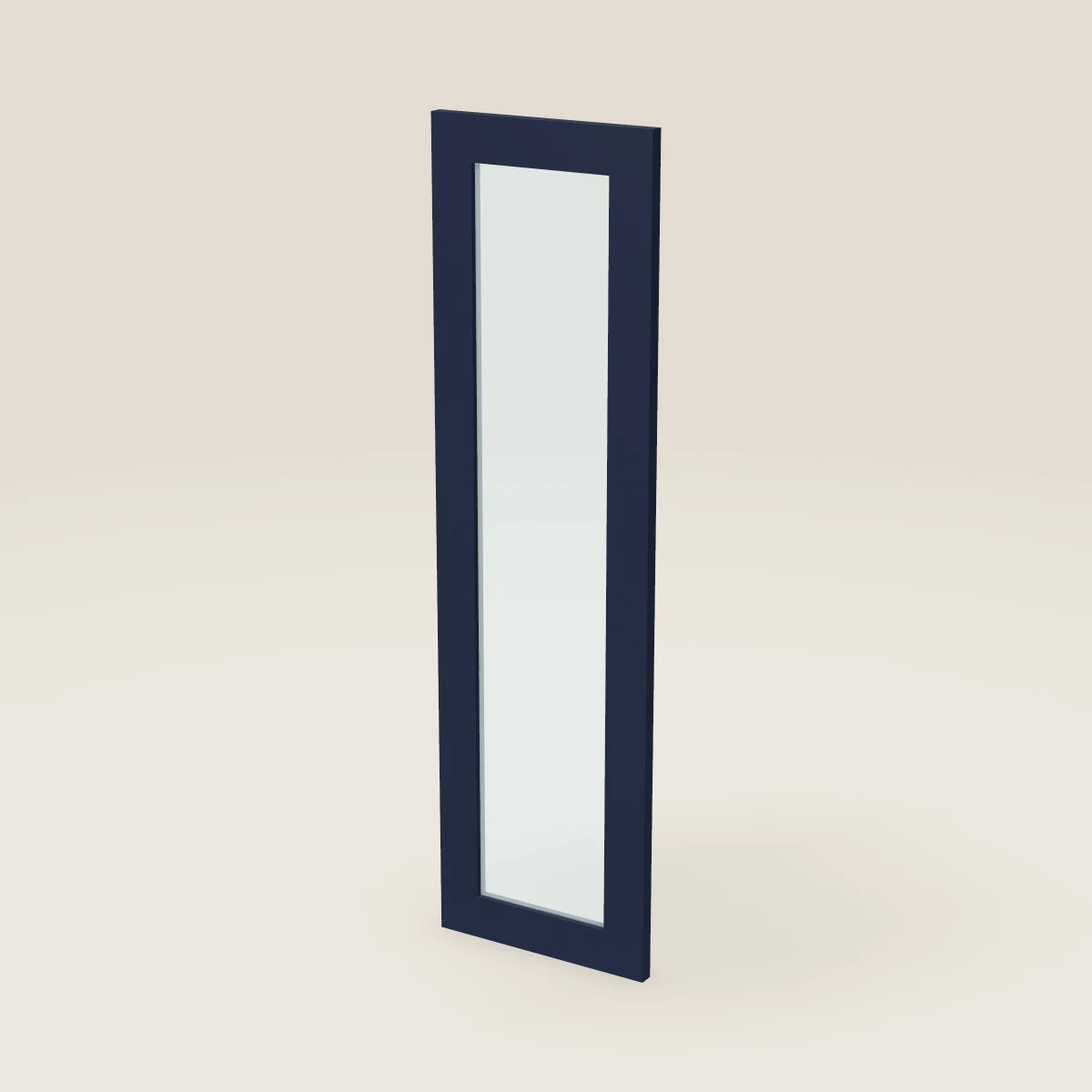 12" Wall Cabinet Glass Door — 42" High, 3D picture