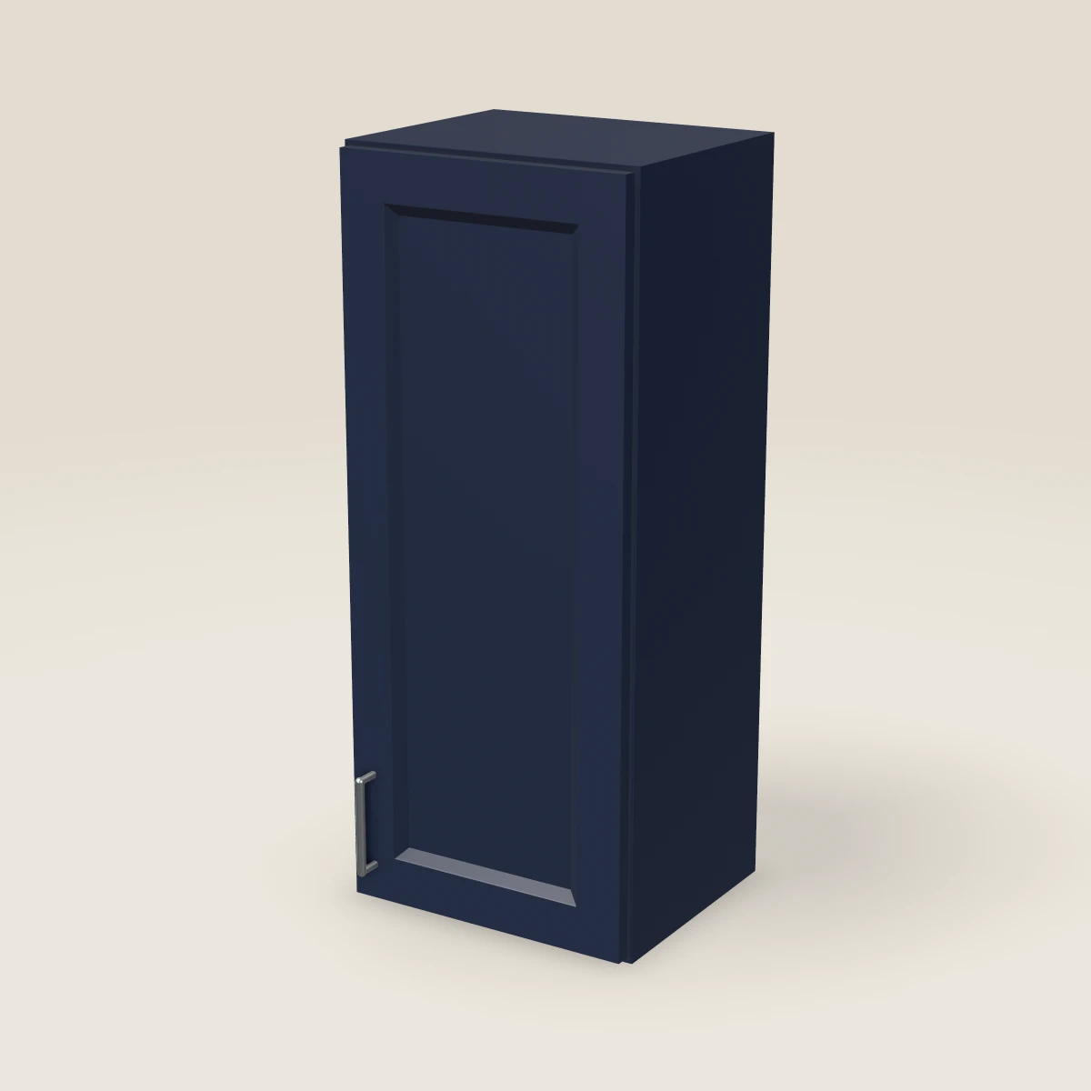 15" Single Door Wall Cabinet — 36" High, 3D picture