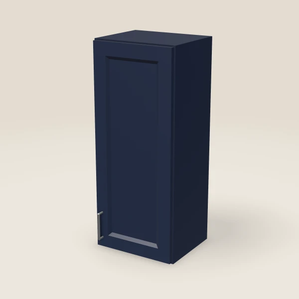 15" Single Door Wall Cabinet — 36" High, 3D picture