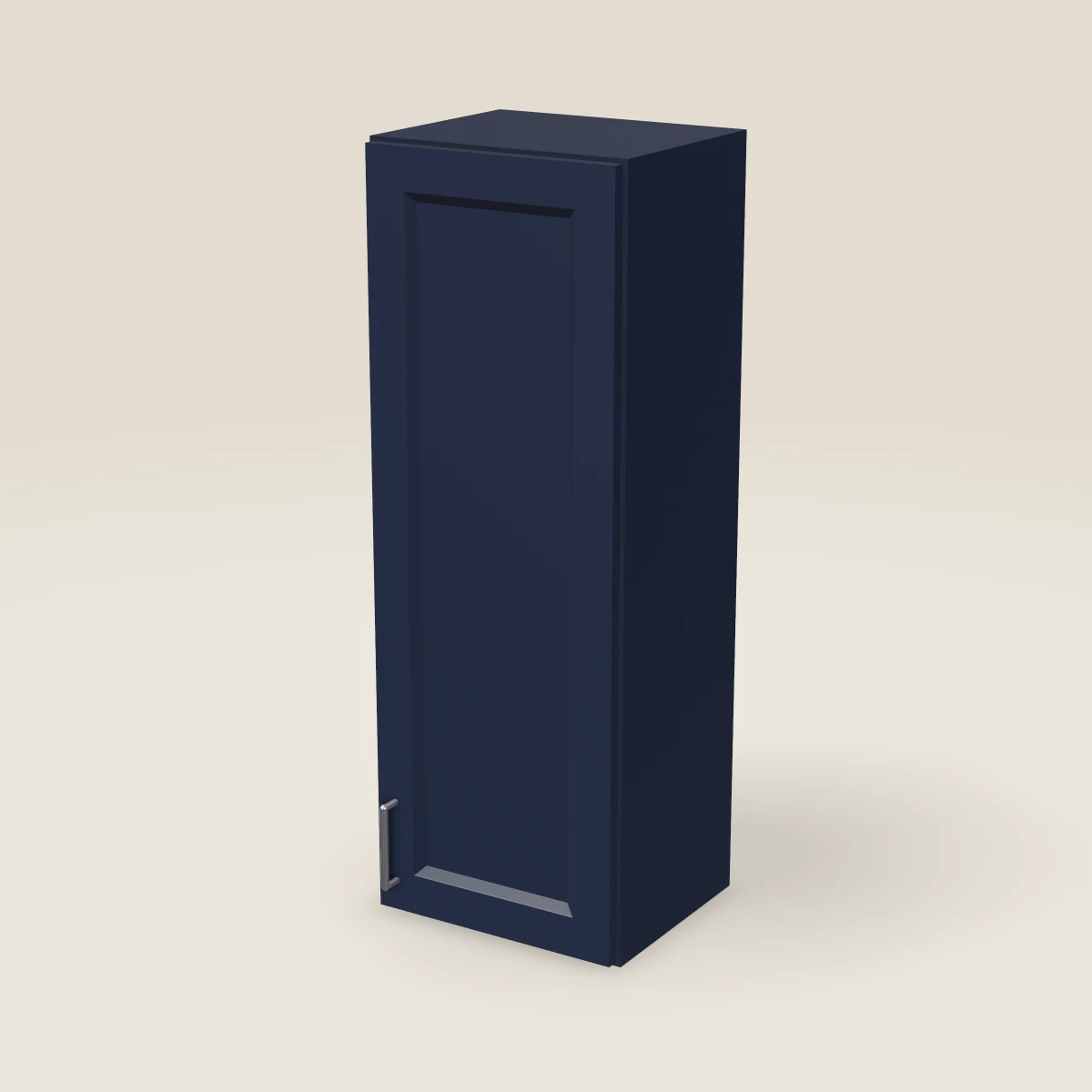 15" Single Door Wall Cabinet — 42" High, 3D picture