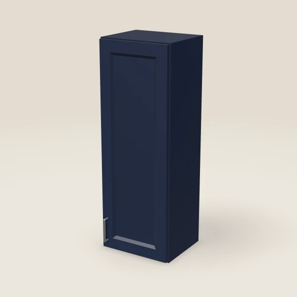 15" Single Door Wall Cabinet — 42" High, 3D picture