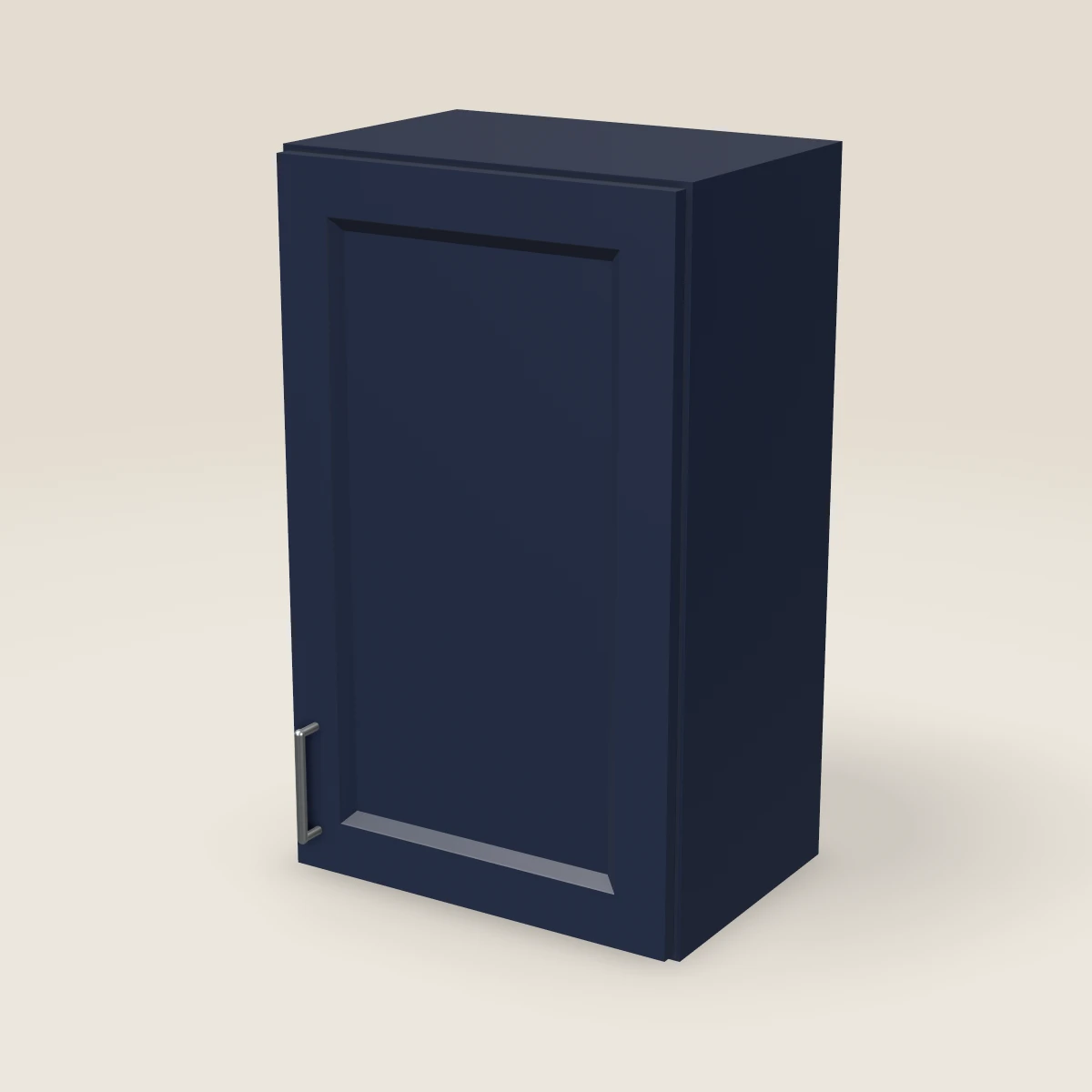 18" Single Door Wall Cabinet — 30" High, 3D picture