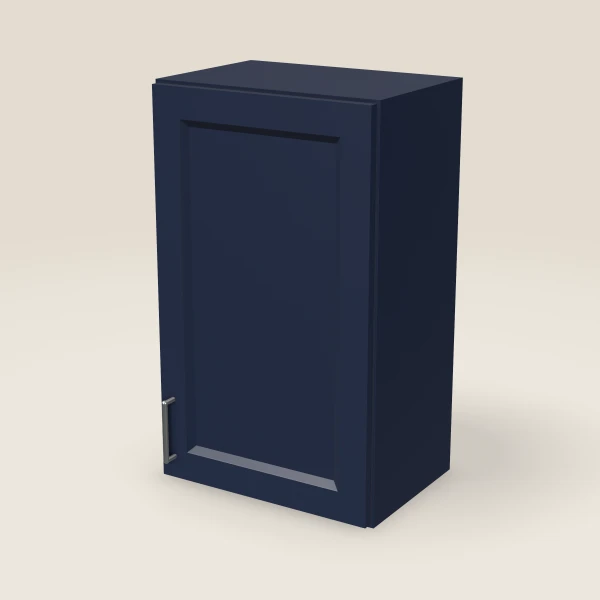 18" Single Door Wall Cabinet — 30" High, 3D picture