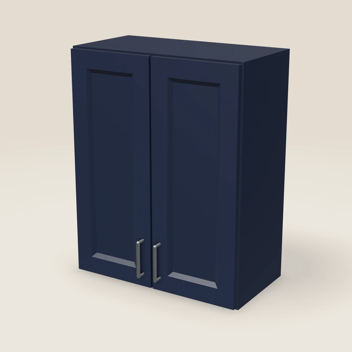 24" Double Door Wall Cabinet — 30" High, 3D picture