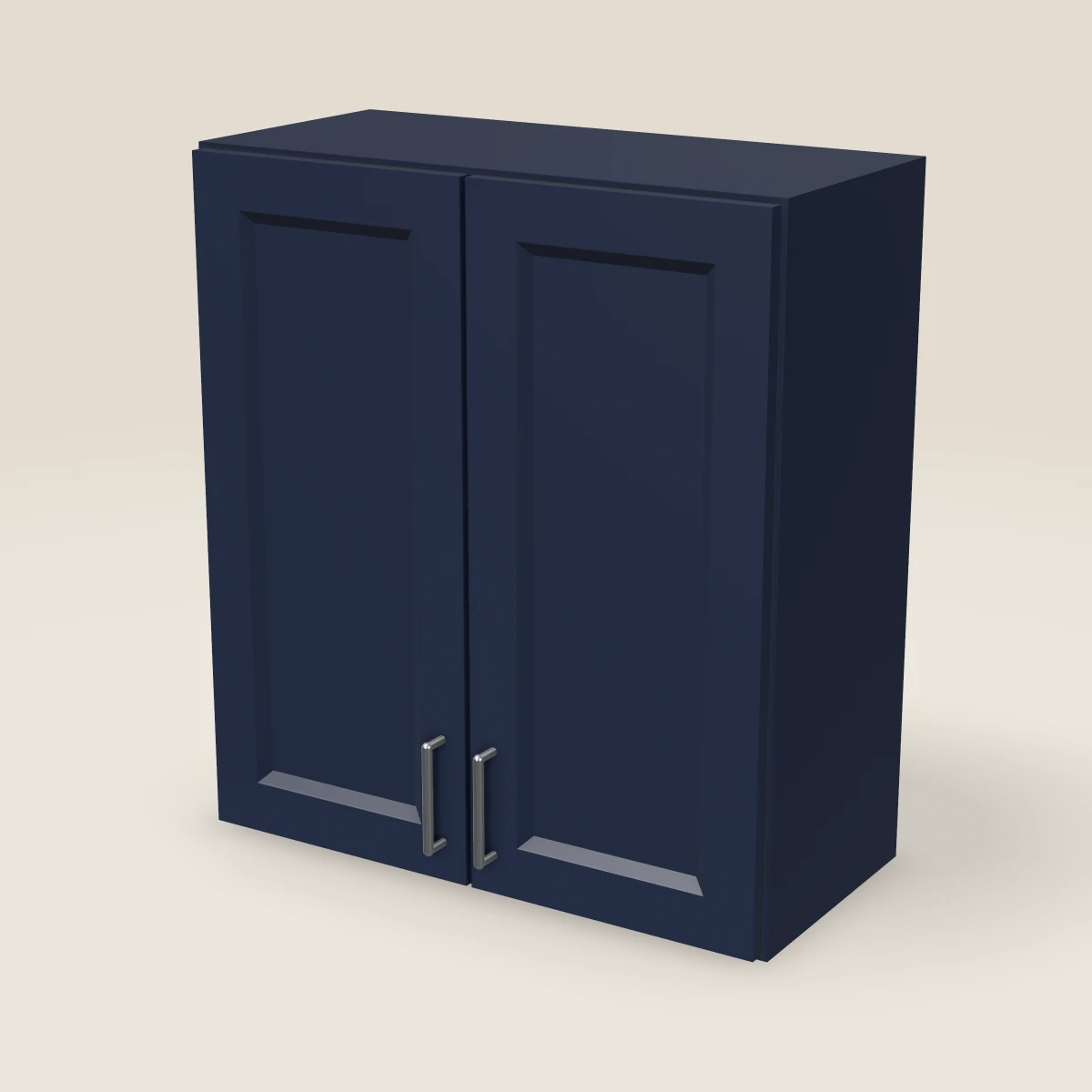 27" Double Door Wall Cabinet — 30" High, 3D picture