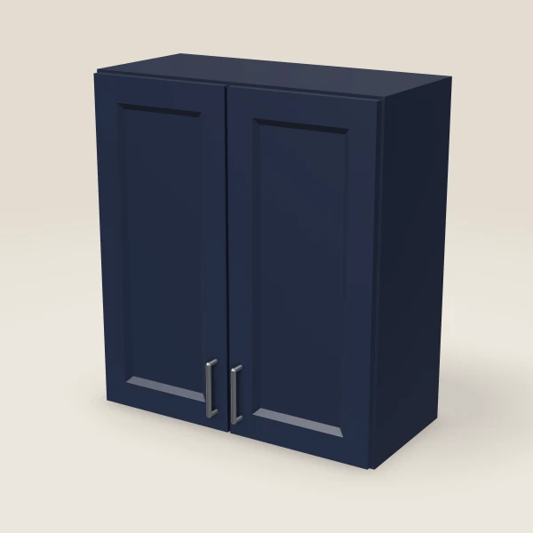 27" Double Door Wall Cabinet — 30" High, 3D picture