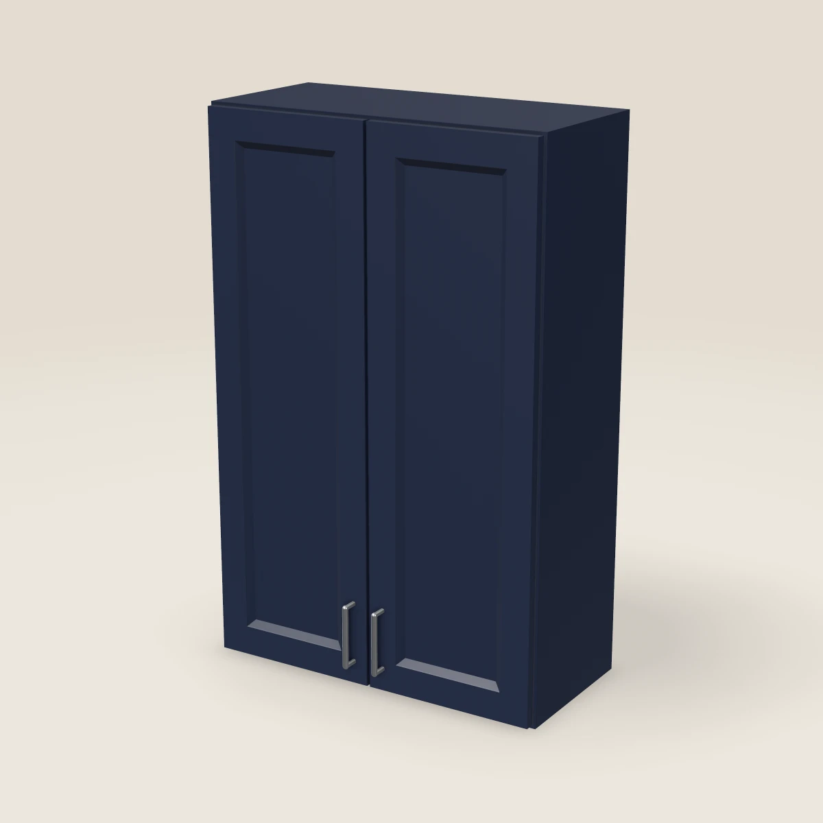 27" Double Door Wall Cabinet — 42" High, 3D picture