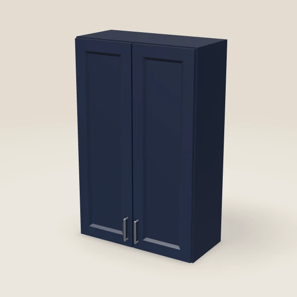 27" Double Door Wall Cabinet — 42" High, 3D picture