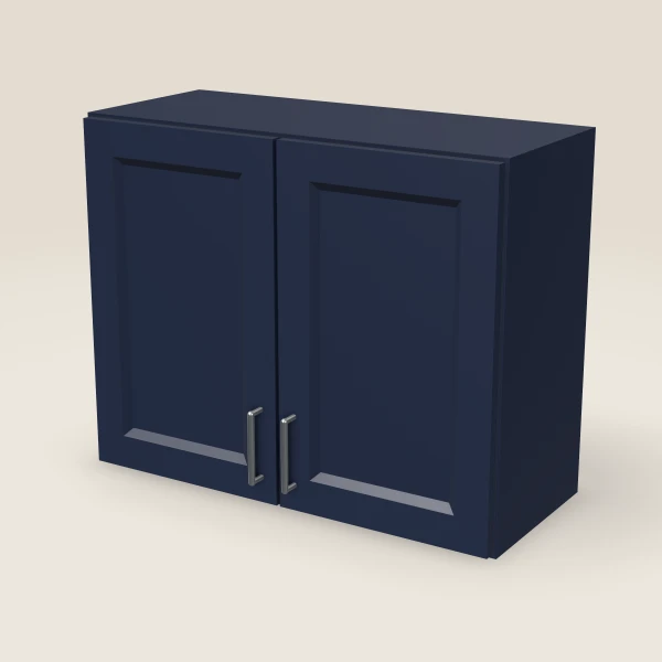 30" Double Door Wall Cabinet — 24" High, 3D picture