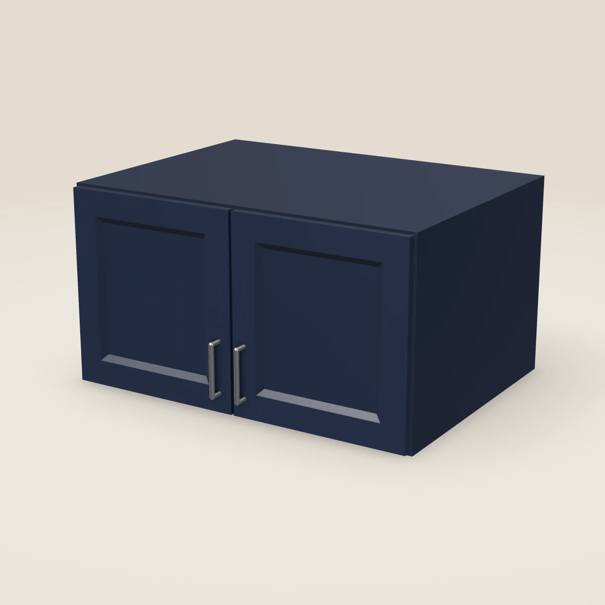 33" Double Door Wall Cabinet — 18" High, 3D picture