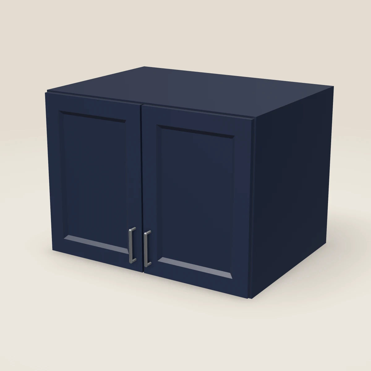 33" Double Door Wall Cabinet — 24" High, 3D picture