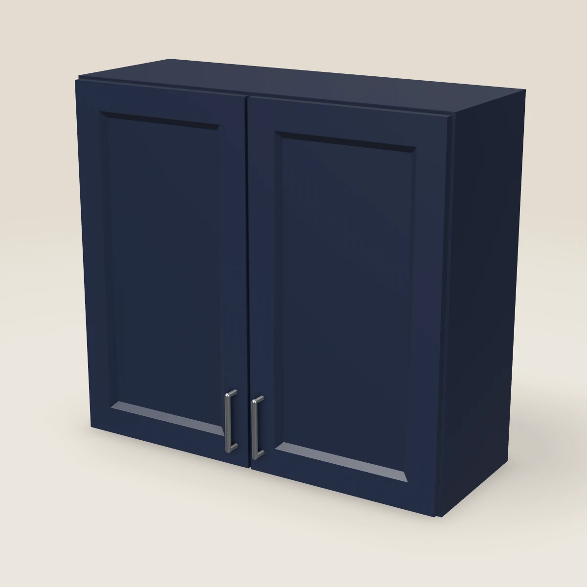 33" Double Door Wall Cabinet — 30" High, 3D picture