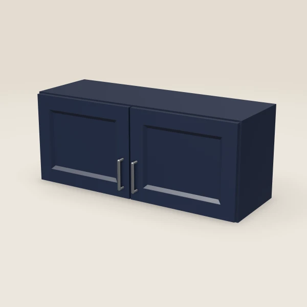 36" Double Door Wall Cabinet — 15" High, 3D picture
