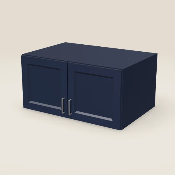 36" Double Door Wall Cabinet — 18" High, 3D picture