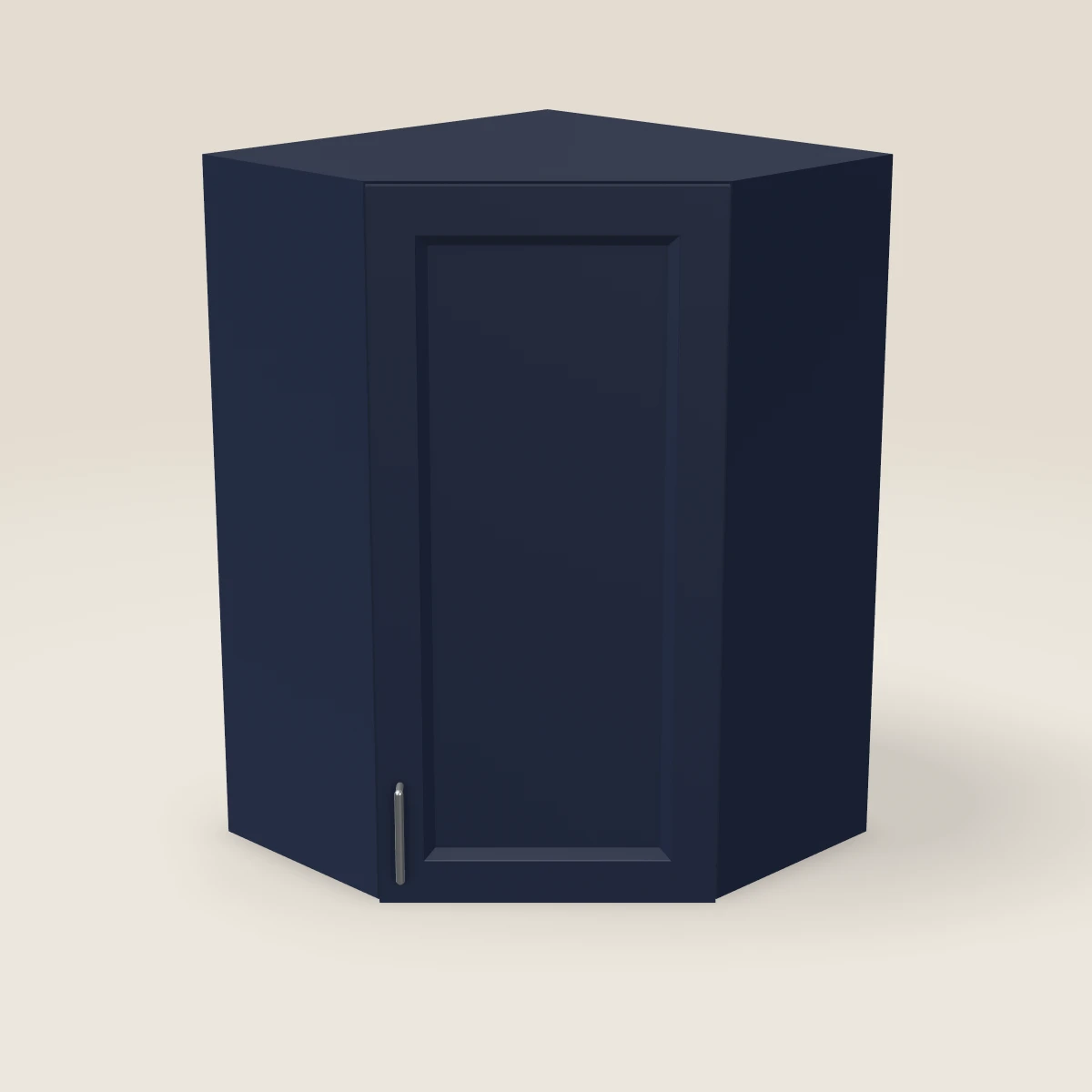 24" Wall Diagonal Corner Cabinet — 36" High, 3D picture
