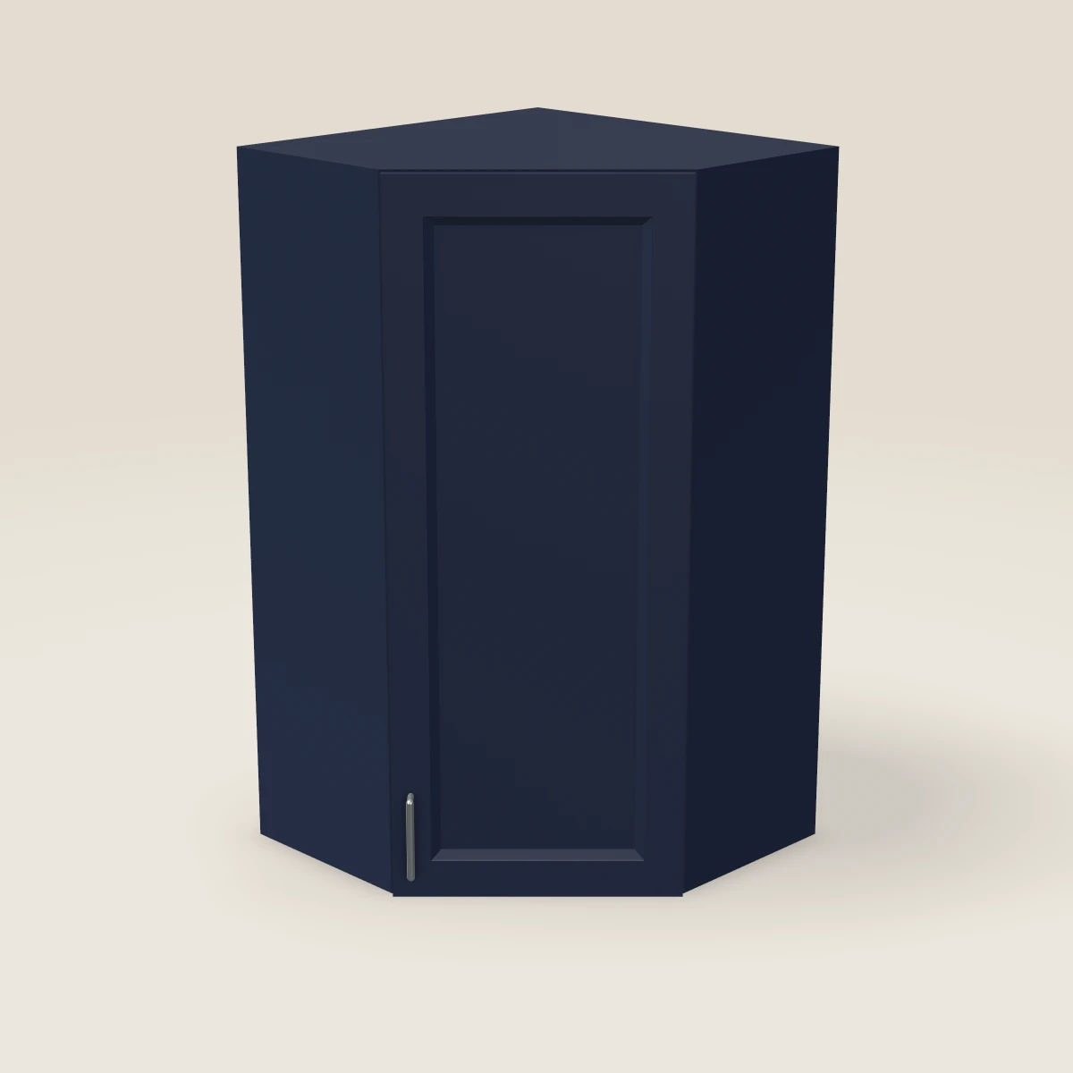 24" Wall Diagonal Corner Cabinet — 42" High, 3D picture