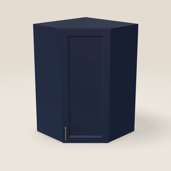 27" Wall Diagonal Corner Cabinet — 42" High, 3D picture