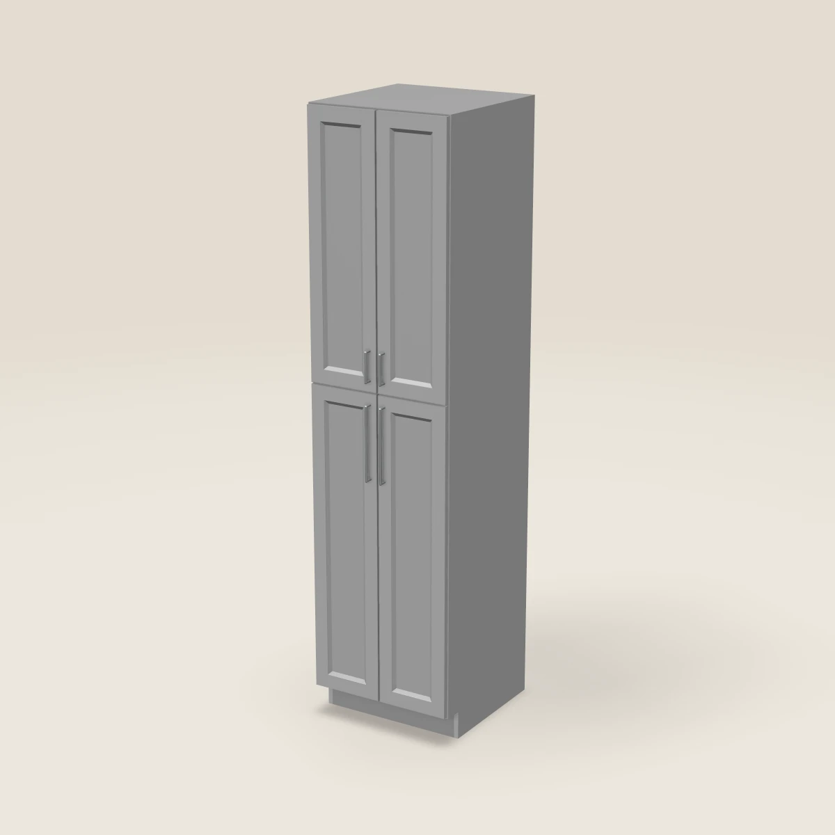 24" Tall Pantry, 3D picture