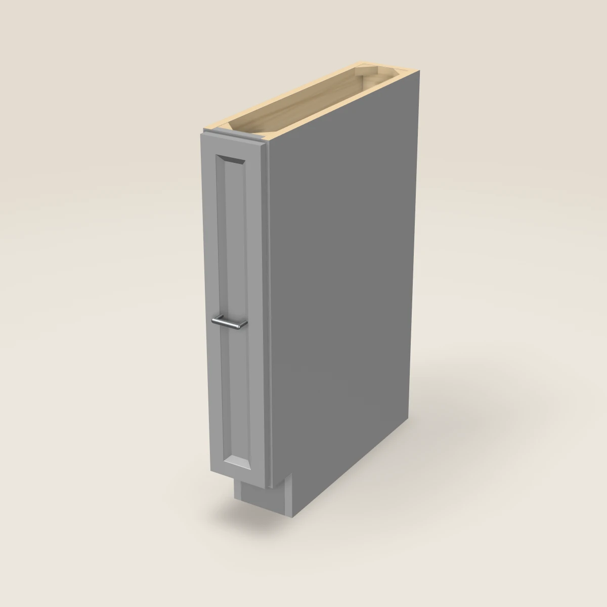 6" Base Spice Pull-Out Cabinet, 3D picture