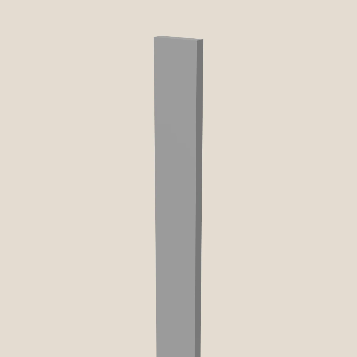 3" × 96" Tall Filler, 3D picture
