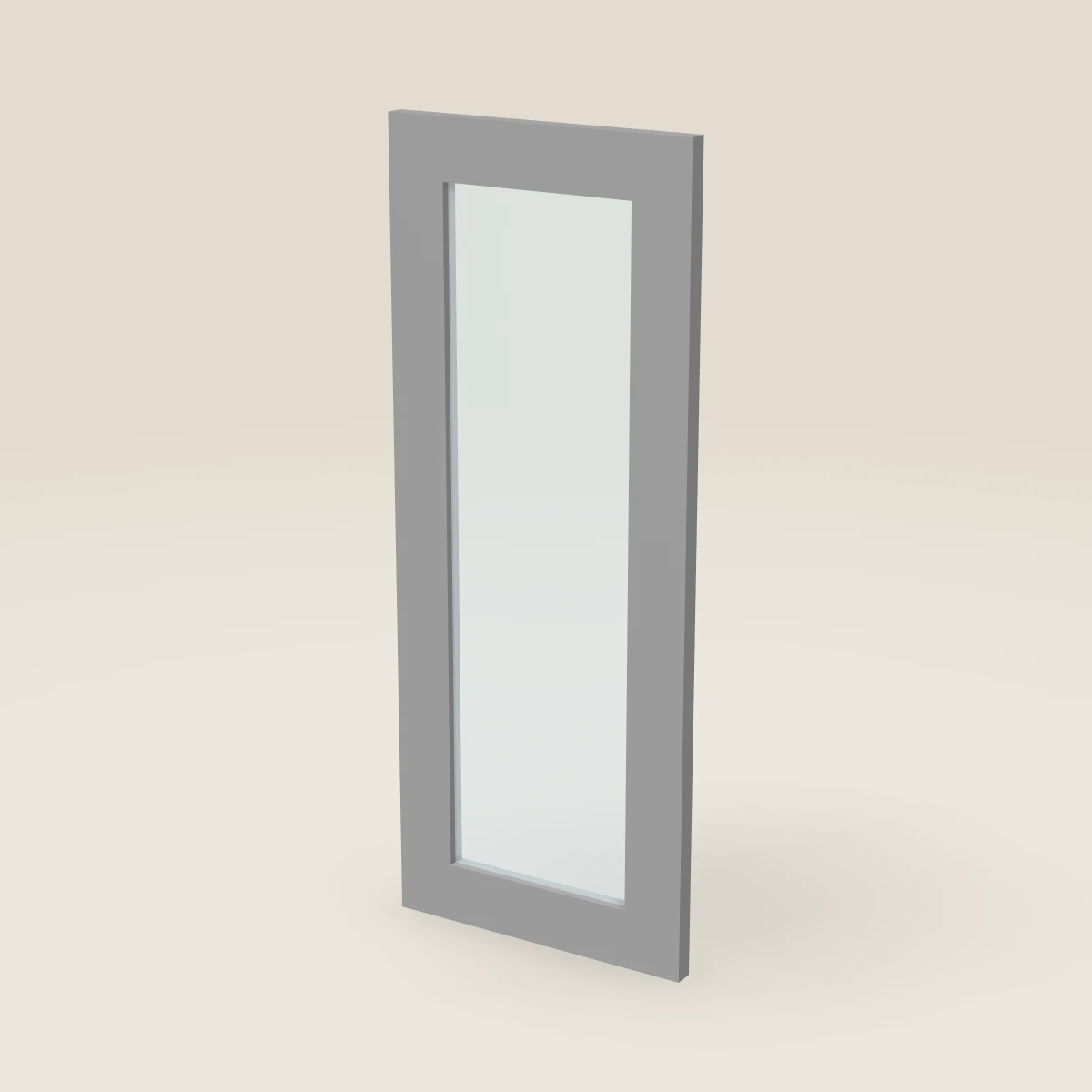 12" Wall Cabinet Glass Door — 30" High, 3D picture